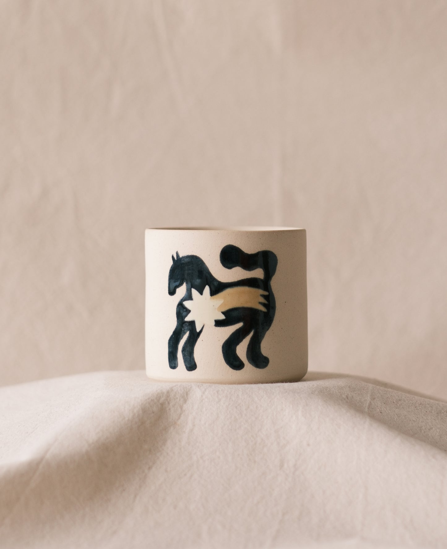 Vaso Caballo y Estrella 01